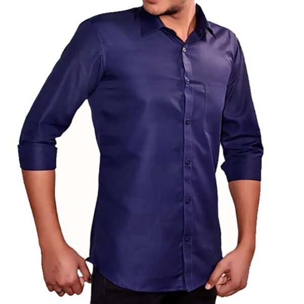 Baccote Men Slim Fit Solid Casual Shirt