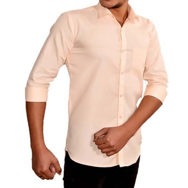 Baccote Men Slim Fit Solid Casual Shirt