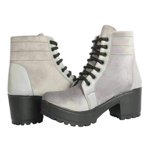 Rodricks Women's Fashion Fur Boots Ossum Grey