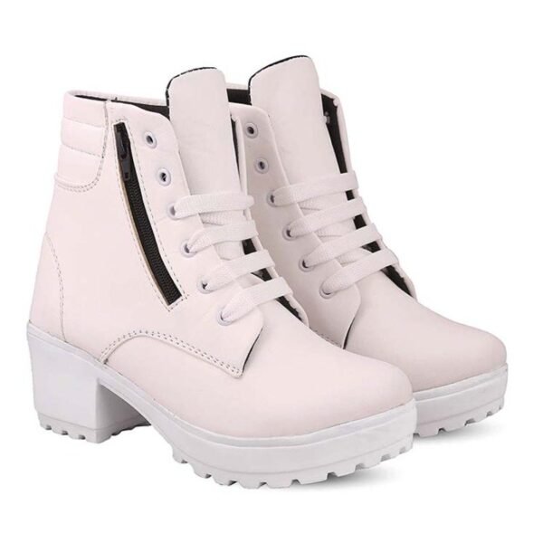 Rodricks Women's Fashion Fur Boots White