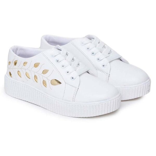 Rodricks Women's Latest Sneakers Shoe WHITE