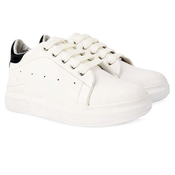 Rodricks Women's Latest Sneakers Shoe WHITE BLACK